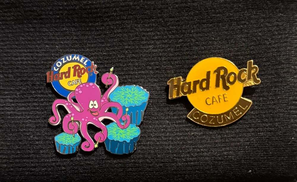 Hard Rock Cafe Cozumel Pins - Set of 2